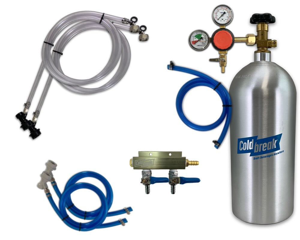 2-Tap CO2 Ball Lock Kit