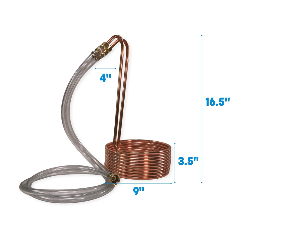 Knockout Immersion Wort Chiller, Copper