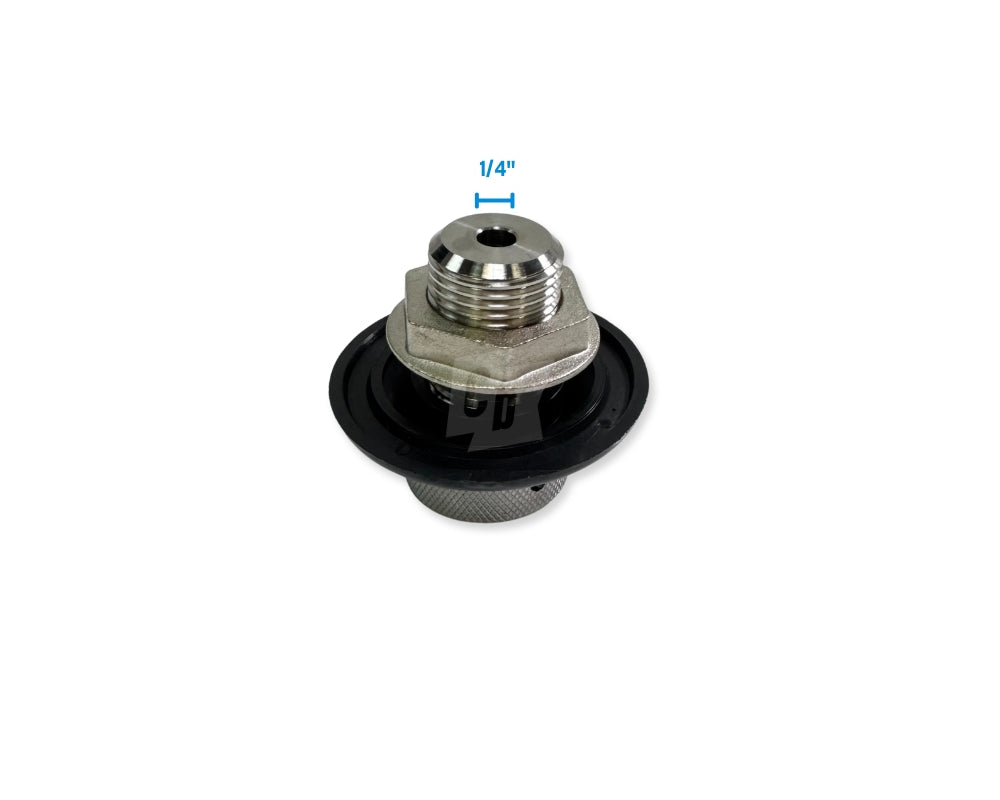 2-inch faucet shank, coldbreak, with 1-inch extension flange