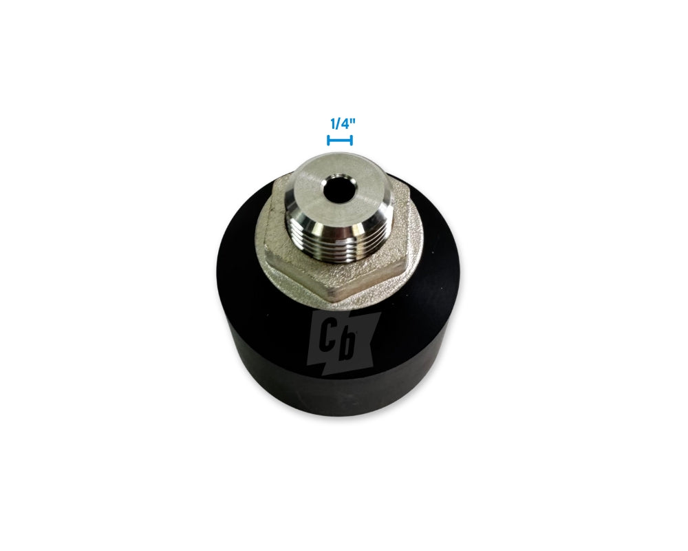 3-inch faucet shank, coldbreak, with 1-inch extension flange