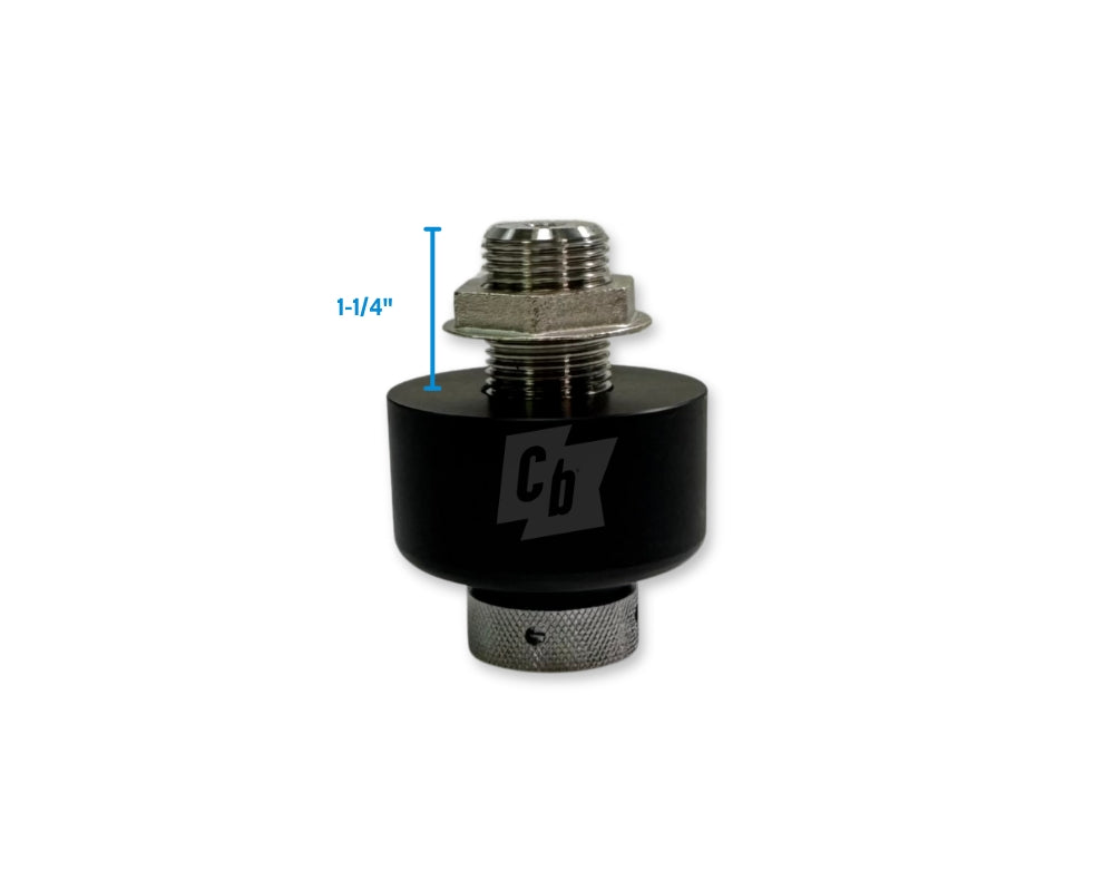 3-inch faucet shank, coldbreak, with 1-inch extension flange