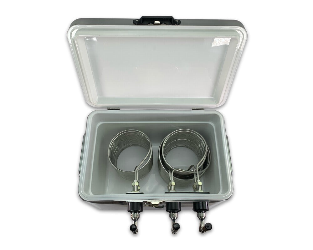 3-Tap Jockey Box, Vinyl Wrapped, Front Inputs