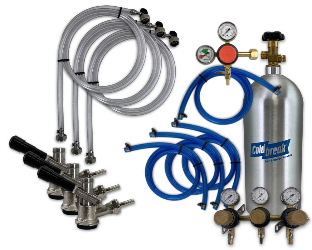 3-Tap Premium CO2 Dispensing Kit