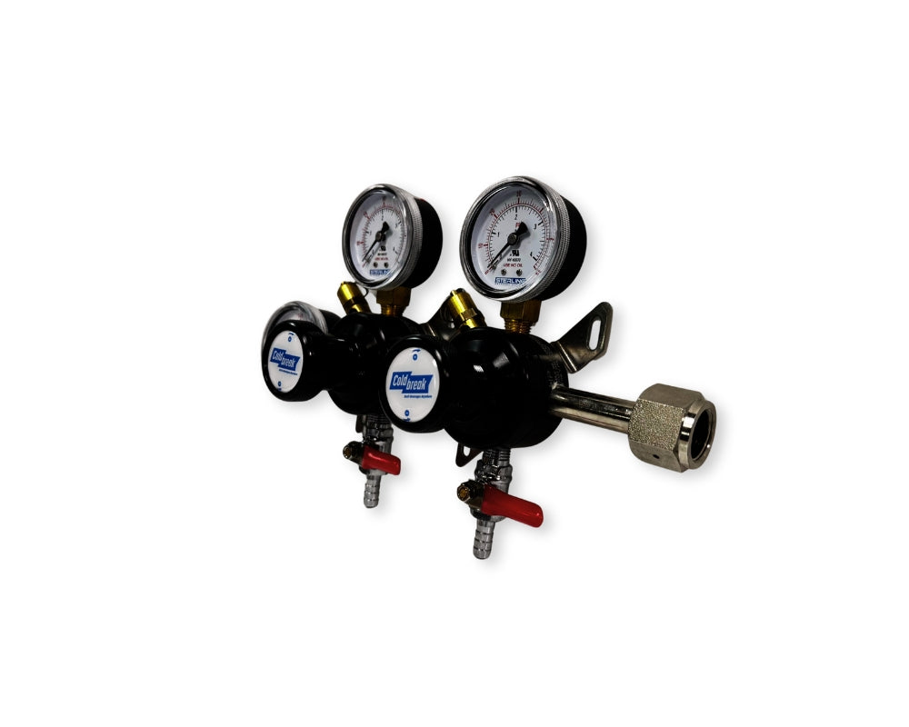 CO2 Dual Regulator, Dual Gauges