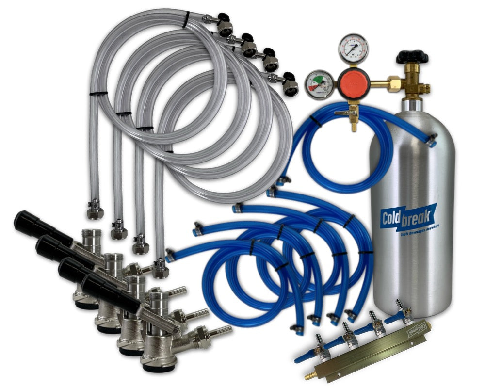 4-Tap CO2 Dispensing Kit
