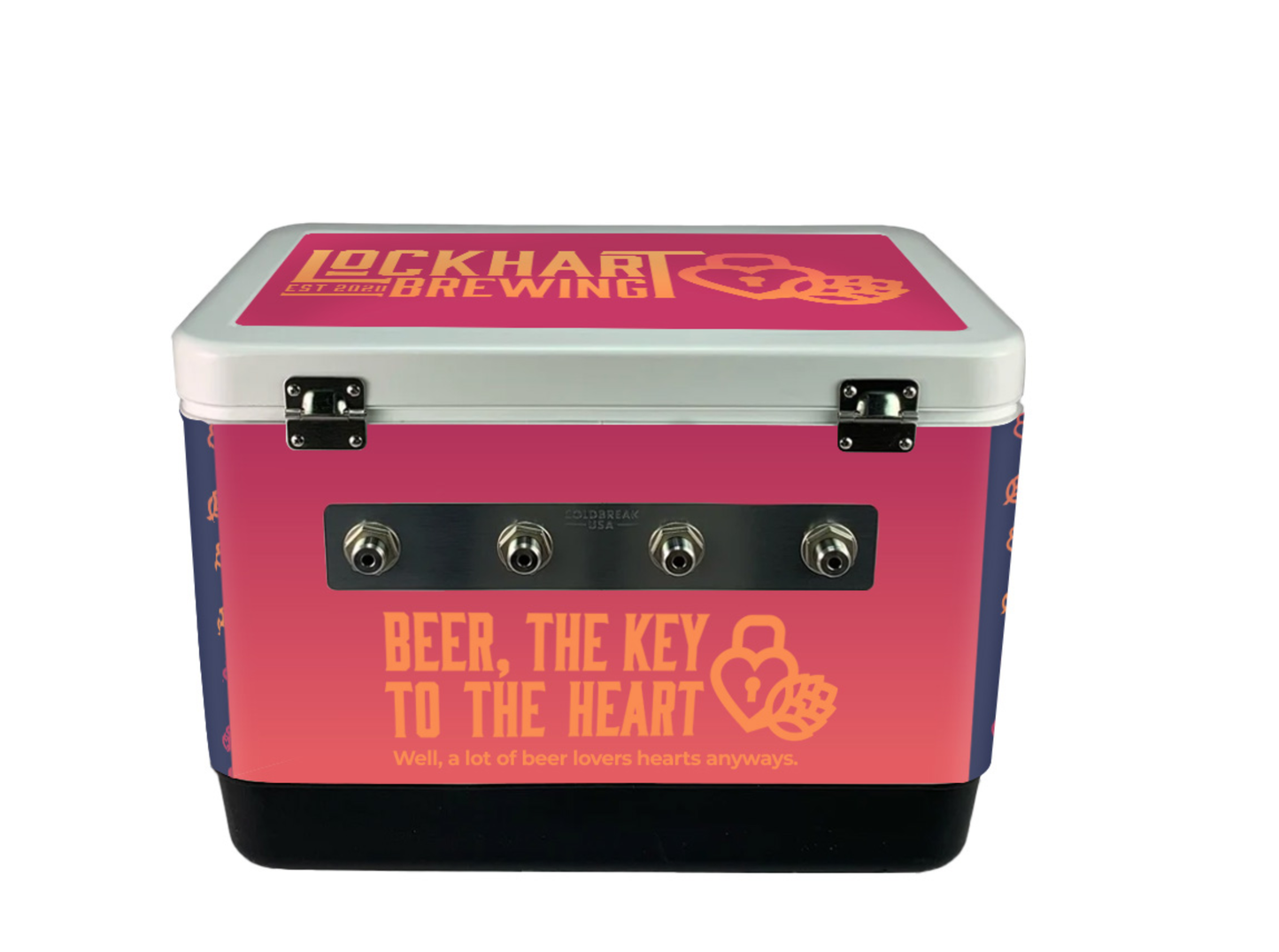 4-Tap Jockey Box, Vinyl Wrapped