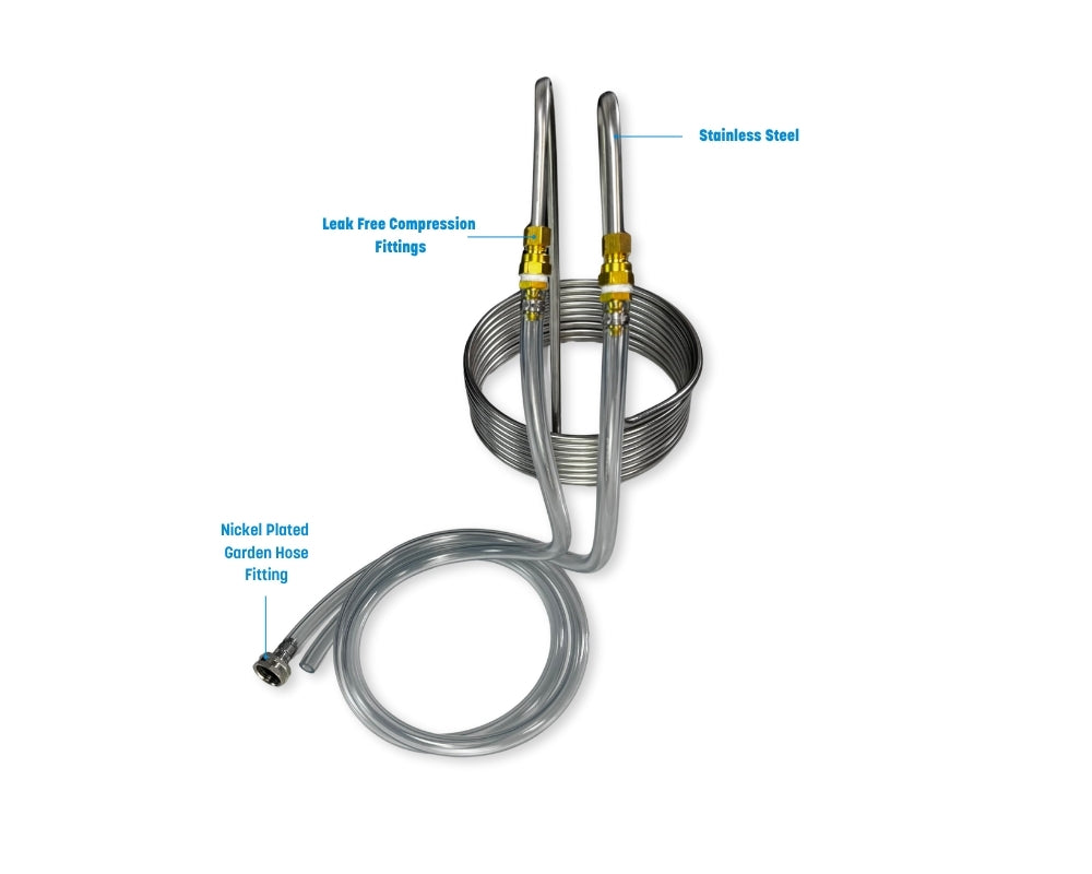 Knockout Immersion Wort Chiller, Stainless Steel