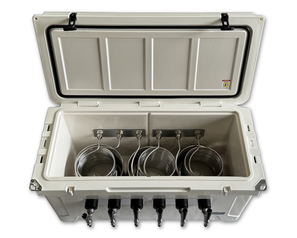 6-Tap Jockey Box, 110 Quart Roto