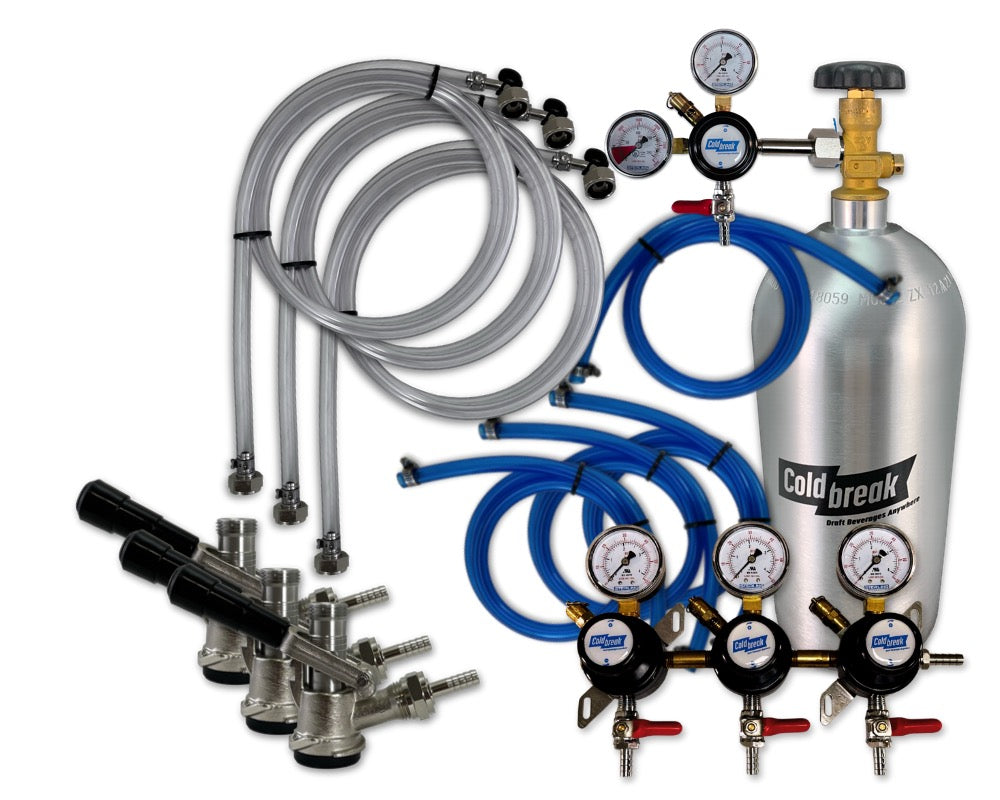 3-Tap Premium CO2 Dispensing Kit