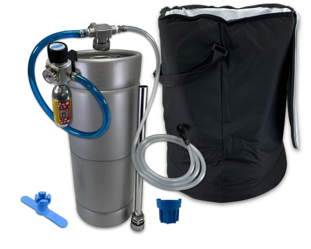 PourOne Keg Tap, 5 Gallon Keg Bundle