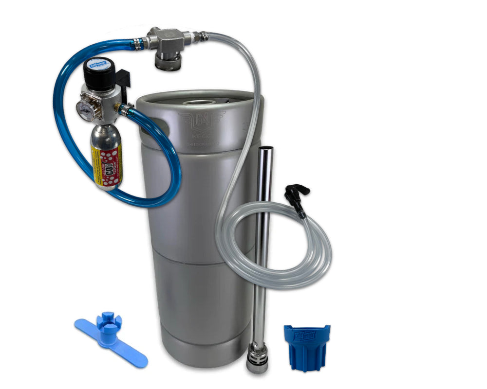 PourOne Keg Tap, 5 Gallon Keg Bundle