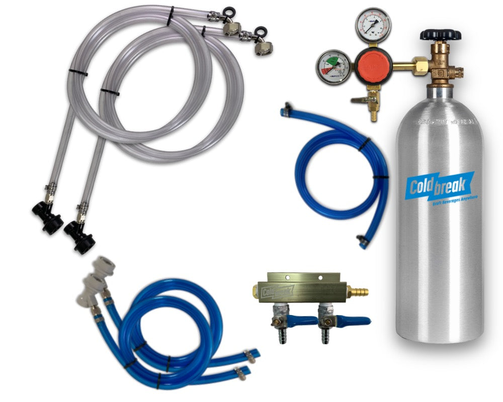 2-Tap CO2 Ball Lock Kit