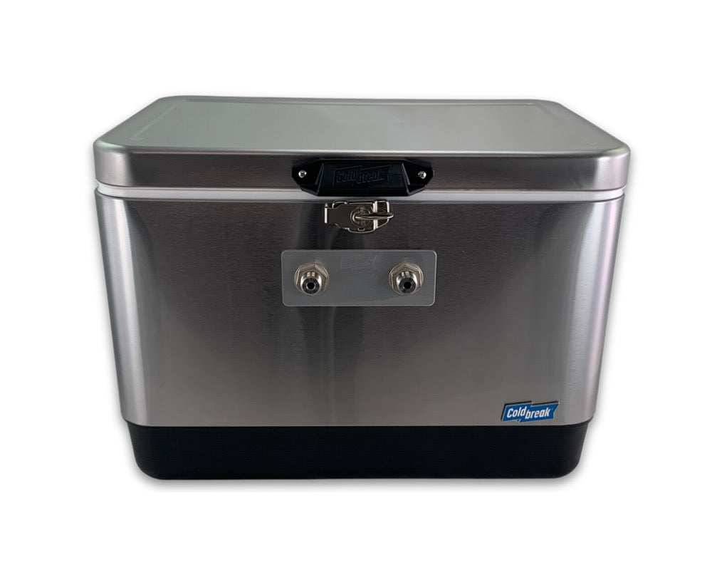 2-Tap Stainless Rear Input Jumper Box Front#color_silver