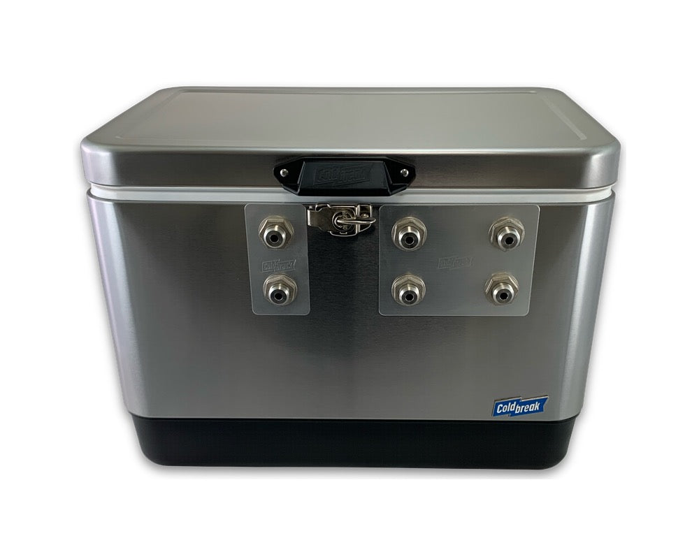 3-Tap Stainless Front Input Jumper Box Front#color_silver