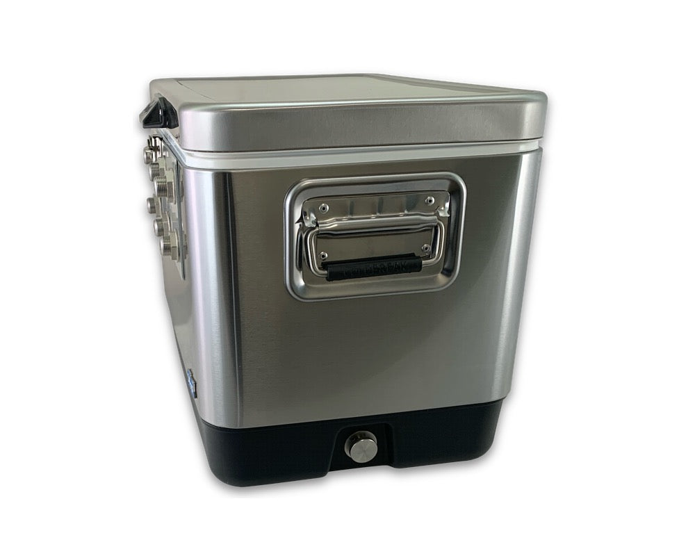 3-Tap Stainless Front Input Jumper Box Side#color_silver