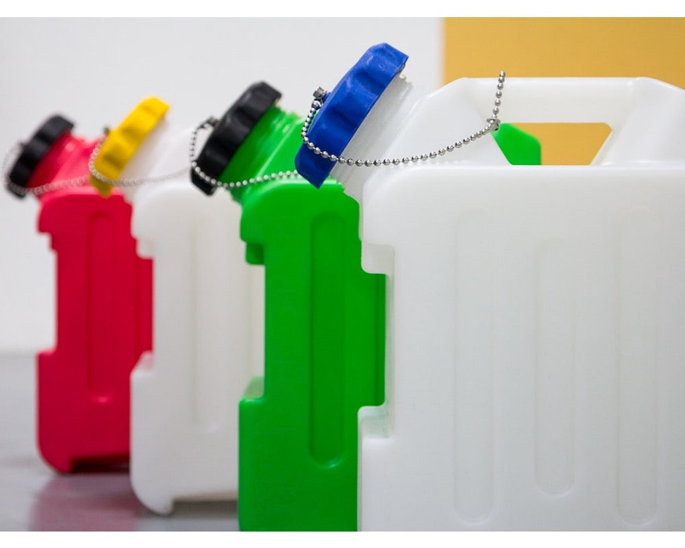 5 Gallon Chemical Jug Colors by FOAMit