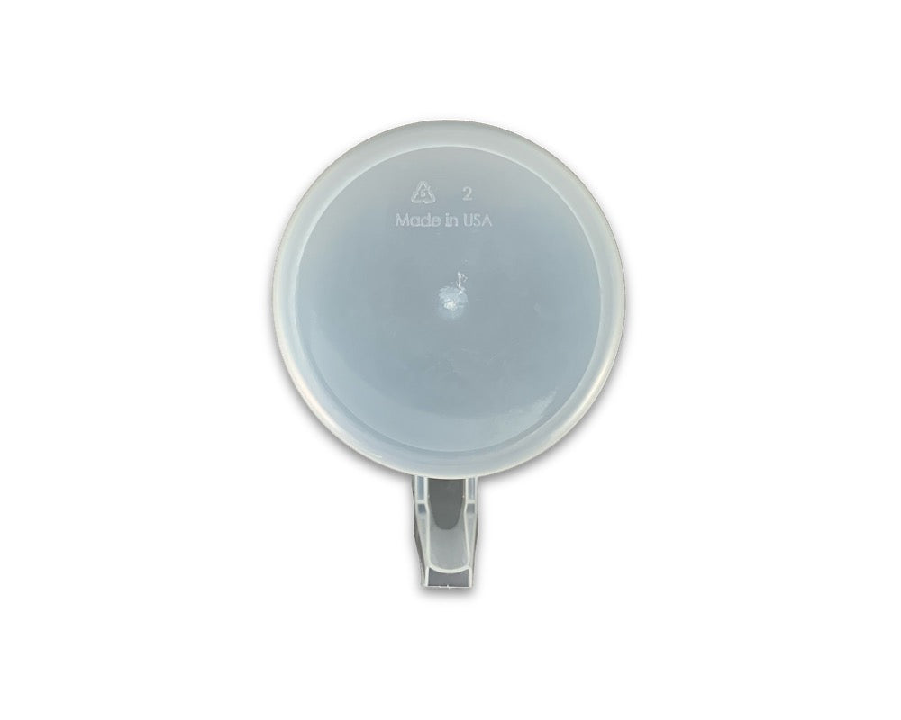 A white 64oz plastic pitcher with a handle and a blue Coldbreak logo on the side.