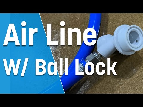 4' Air Line with Ball Lock Video by Coldbreak