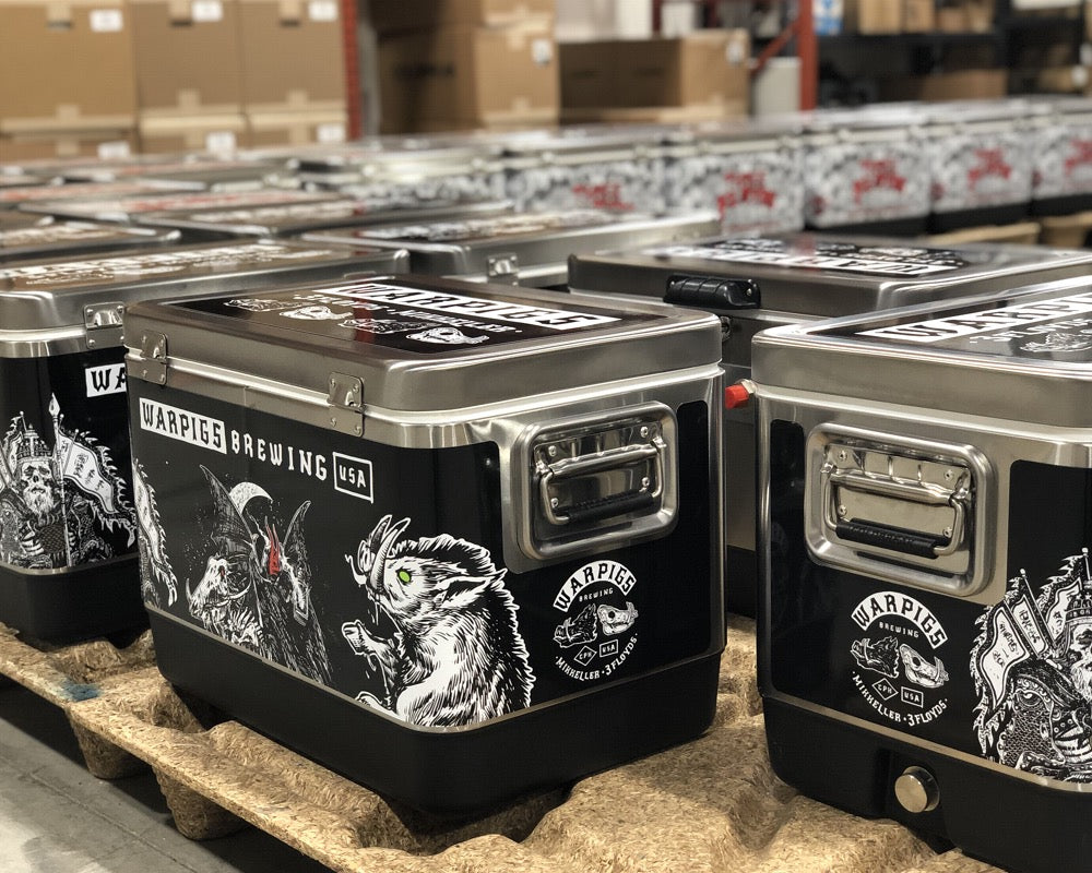 a bunch of wrapped jockey boxes