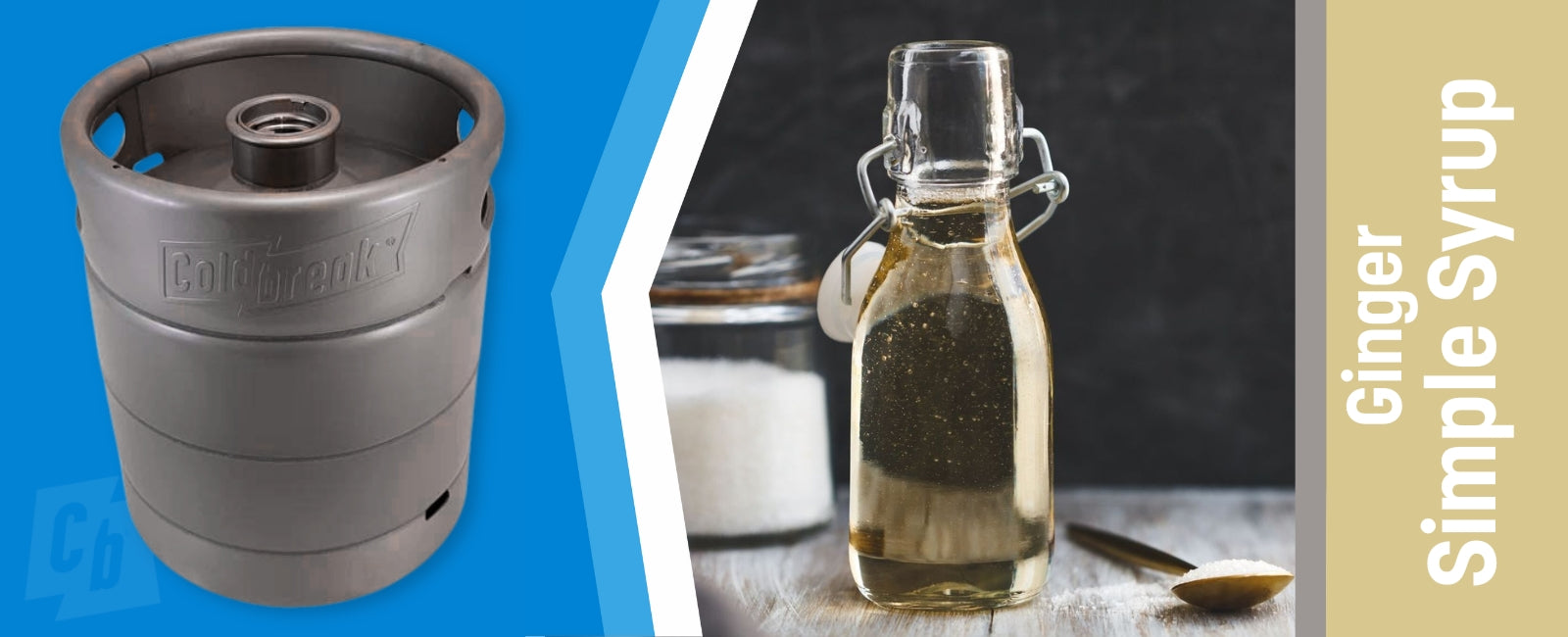 Simple Syrup In Store Simple Syrup, Ginger – Coldbreak