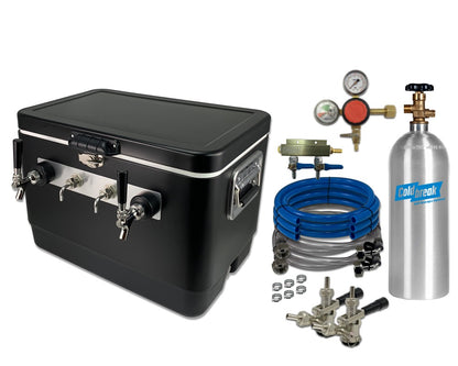 2-Tap Jockey Box, Front Inputs, Dispensing Kit