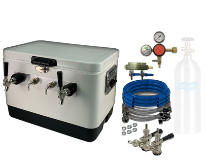 2-Tap Jockey Box, Front Inputs, Dispensing Kit