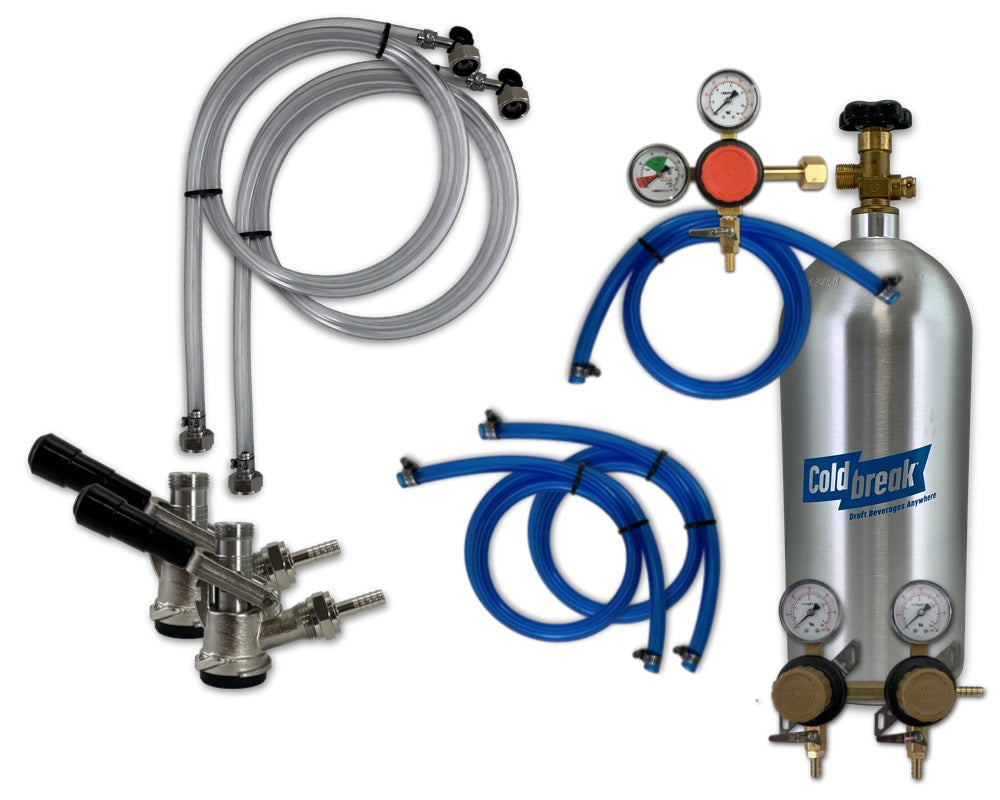 2-Tap Premium CO2 Dispensing Kit