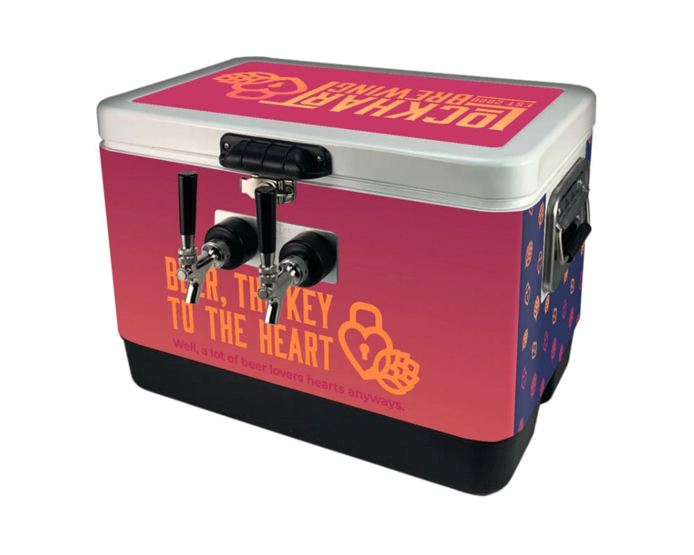 2-Tap Jockey Box, Vinyl Wrapped