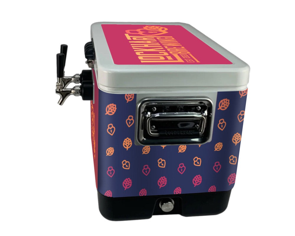 2-Tap Jockey Box, Vinyl Wrapped