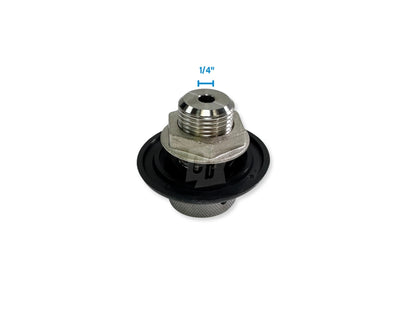 2-inch faucet shank, coldbreak, with 1-inch extension flange
