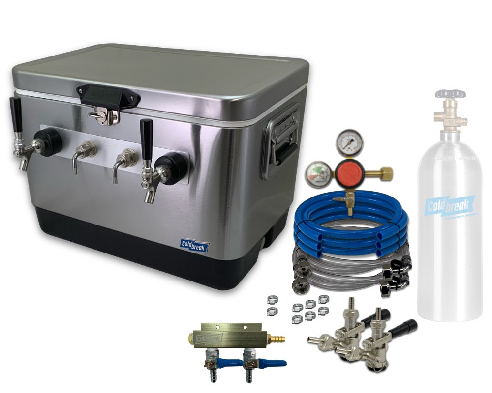 Jockey Box Full Kit (2-Tap, Front Inputs) | Draft Beverage