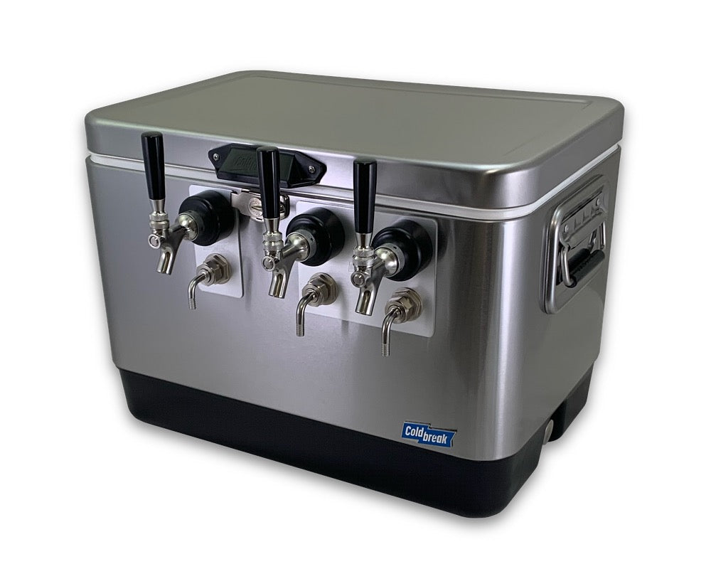 3-Tap Jockey Box, Front Inputs, Dispensing Kit