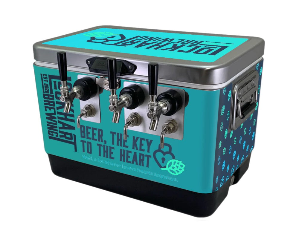 Jockey Box (3-Tap, Front Input) | Mobile Bar – Coldbreak