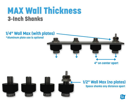 4-Tap Wall Kit