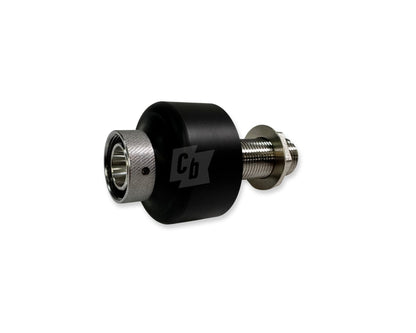 4" faucet shank, coldbreak, with 1-inch extension flange