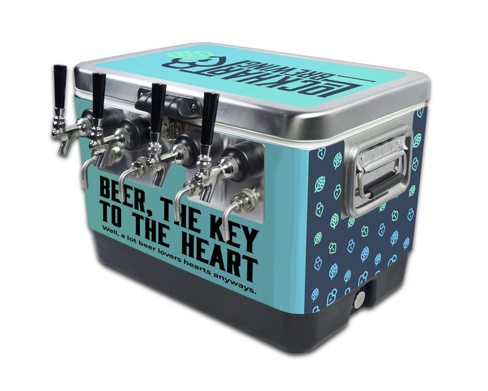 Jockey Box (4-Tap, Front Input) | Mobile Bar – Coldbreak