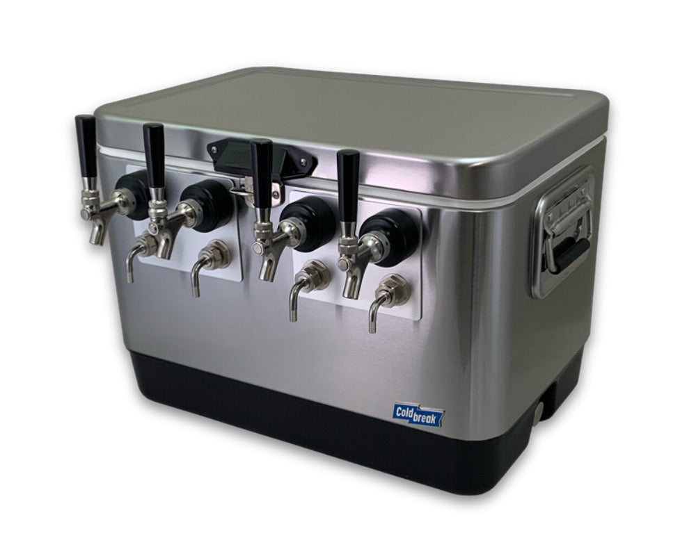 4-Tap Jockey Box, Front Inputs, Dispensing Kit