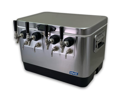 4-Tap Jockey Box, Front Inputs, Dispensing Kit