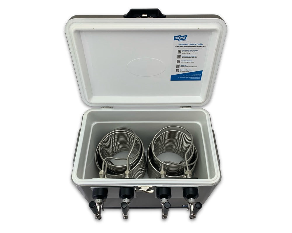 4-Tap Jockey Box, Front Inputs, Dispensing Kit