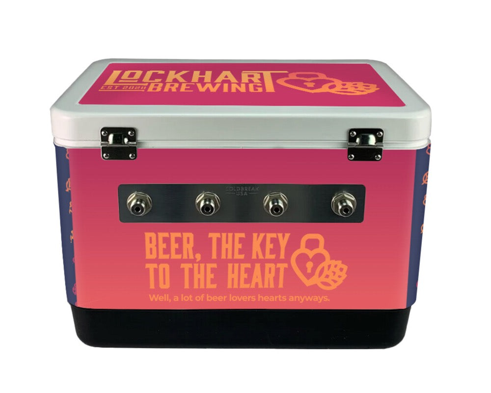 4-Tap Jockey Box, Vinyl Wrapped