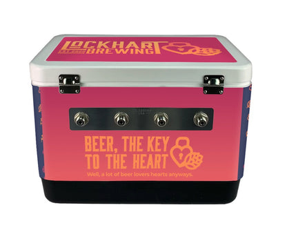 4-Tap Jockey Box, Vinyl Wrapped