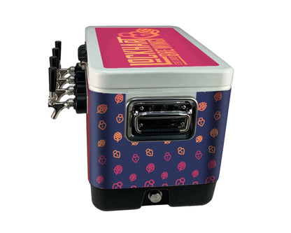 4-Tap Jockey Box, Vinyl Wrapped