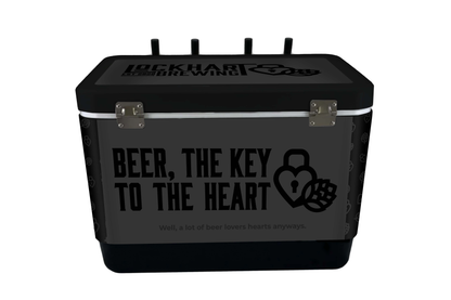 4-Tap Jockey Box, Vinyl Wrapped, Front Inputs