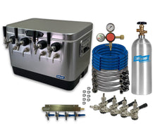4-Tap Jockey Box, Front Inputs, Dispensing Kit