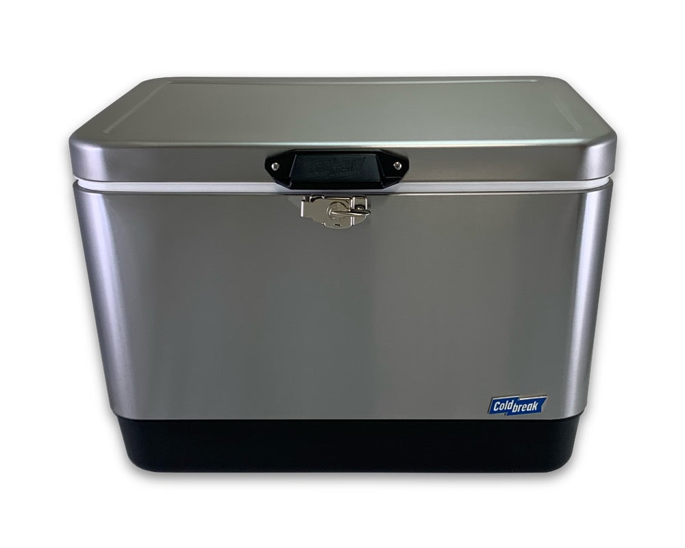 54QT Cooler, Stainless Steel