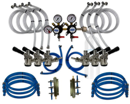 6 tap jockey box dispensing kit