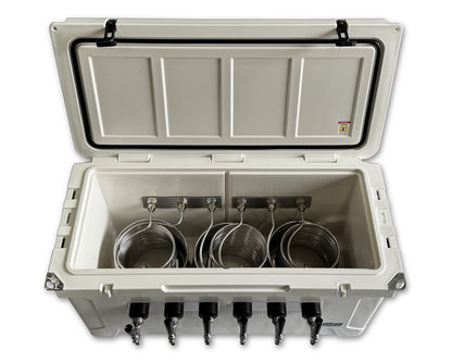 6-Tap Jockey Box, 110 Quart Roto