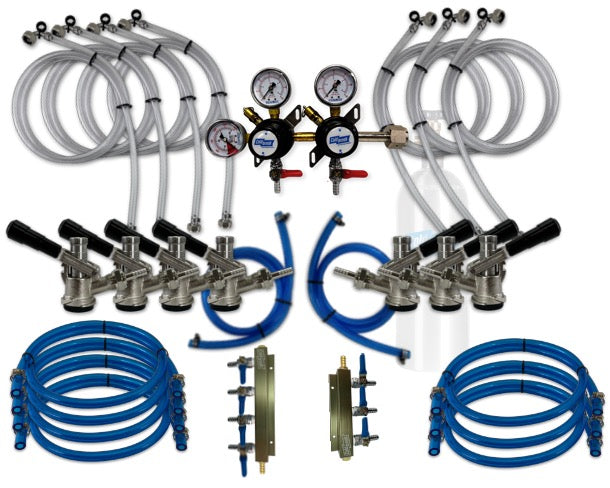 7 tap jockey box dispensing kit