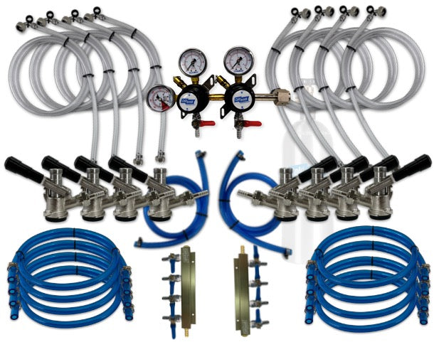 8 tap jockey box dispensing kit