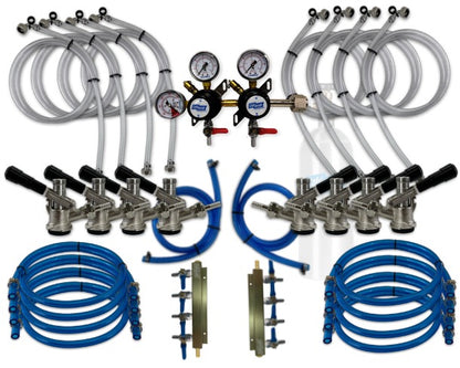 8 tap jockey box dispensing kit